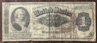 1886 Martha Washington $1 Silver Certificate