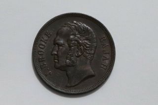 Sarawak 1 Cent 1863 Scarce B20 Z8519