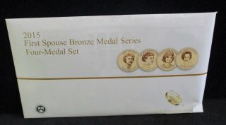 2015 First Spouse Bronze Four - Medal Set - Bronze Medal Series Enn Coins