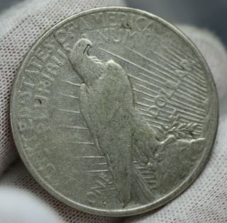 1934 - D Peace Dollar $1 Semi - Key Date Silver Coin 2