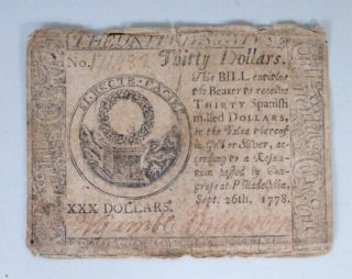 1778 Continental Currency