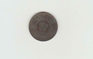 1864 Nova Scotia One - Half Cent