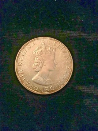 1964 Bermuda One Crown Coin
