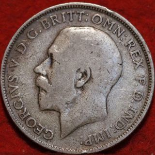 1915 Great Britain 1 Florin Silver Foreign Coin