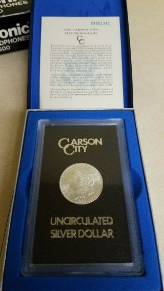 1883 Cc $1 Carson City Morgan Silver Dollar Uncirculated
