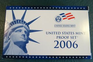2006 - S Us Proof 10 Coin Set W/ And Packaging