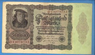 Germany 5000 Mark 1922 P.  79 4837