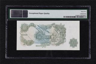 1970 - 77 Great Britain Bank of England 1 Pound Pick 374g PMG 65 EPQ Gem UNC 2