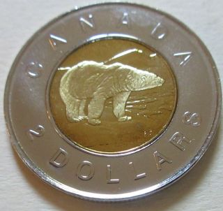 1999 Canada Proof Toonie Two Dollar Coin.  Unc.  Grade (d307)