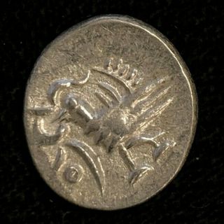 Rare 1847 Cambodia Norodom I Collectible 1 Fuang Silver Coin Blot 098