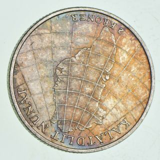 SILVER - WORLD Coin - 1953 Denmark 2 Kroner - 15.  1g - World Silver Coin 624 2