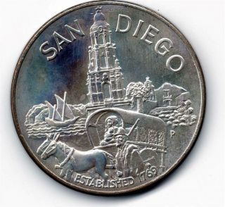 1769 – 1969 San Diego Bicentennial Souvenir Silver Medal