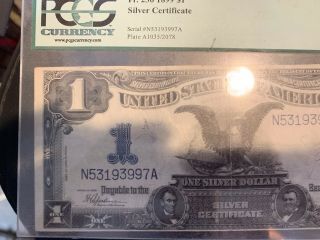 Fr.  ‪236 1899‬ $1 Silver Certificate PCGS Very Fine 30 Apparent 3