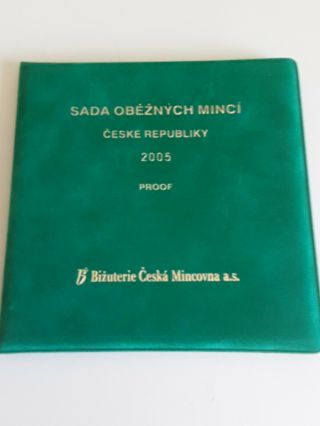 Proof Set Coins Czech Republic 2005
