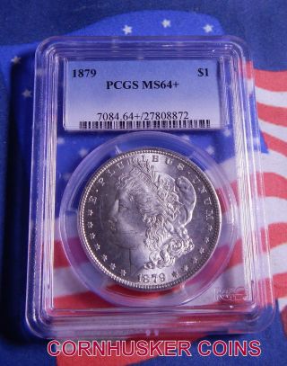 1879 - P 1879 Morgan Silver Dollar Pcgs Ms 64,  (pl?) Blast White Gem Rare In,