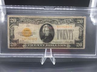 1928 $20 Twenty Dollar Gold Certificate Currency Note Paper Money