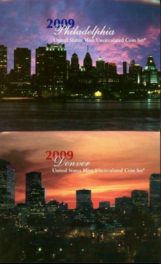 2009 - P & D United States Uncirculated Coin Set
