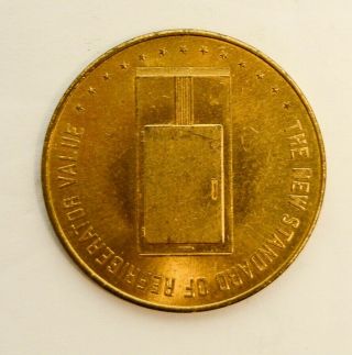 1936 Westinghouse Refrigerator Golden Jubilee Token Coin Medal Vtg