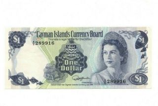 Bank Of Cayman Islands 1 Dollar 1974 Xf