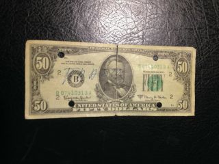 Usa 50 Dollar 1963 False Banknote Counterfeit