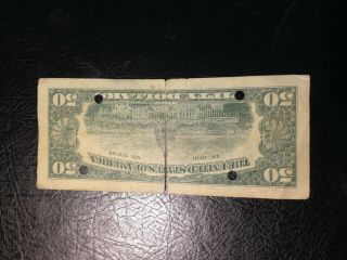 USA 50 Dollar 1963 FALSE BANKNOTE COUNTERFEIT 2