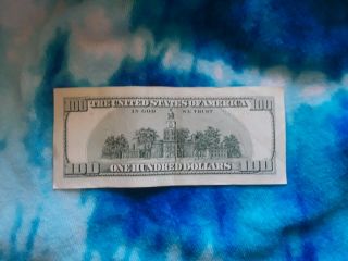 2006 $100 dollar bill low serial number 2
