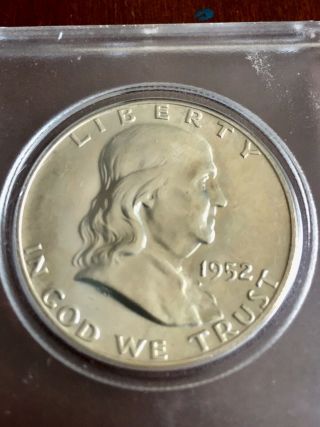 1952 - D Franklin Half Dollar,  Brilliant Uncirculated