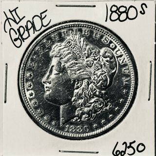 1880 S Morgan Silver Dollar Coin 6250