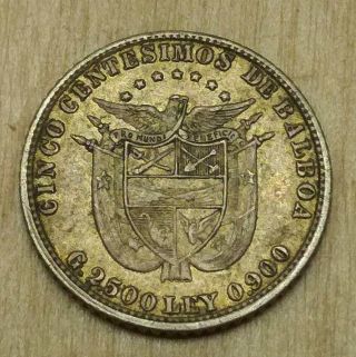 PANAMA - 5 Centesimos de Balboa - 1916 - KEY DATE - BCS 2
