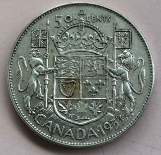1953 Sd Canada 50 Cents Elizabeth Ii Vf30 Priced