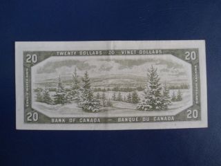1954 Canada 20 Dollar Bank Note - Beattie/Raminsky - NE4213567 - EF Cond.  - 18 - 354 4