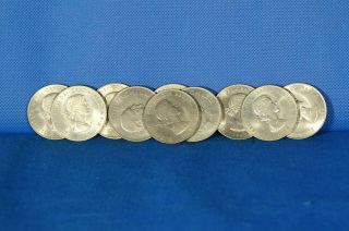 1965 Crown Great Britain Churchill 10 Coins