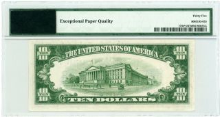1934 - C Fr.  1704 $10 United States Silver Certificate STAR Note - PMG VF 35 EPQ 2