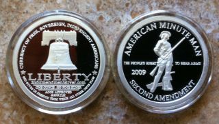 2 X 1oz.  999 FINE PROOF SILVER COINS 