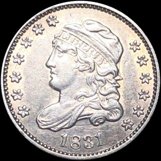 1831 Capped Bust Half Dime Looks Uncirculated Ms Bu Philadelphia Silver Coin Nr