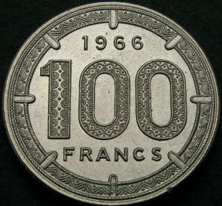 Cameroon 100 Francs 1966 - Nickel - Xf - 574 ¤
