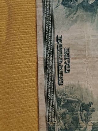 Large 1914 Frn $5 Five Dollar Bill Note Old Currency Cleveland Oh D61475829a