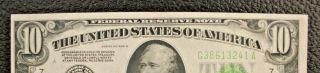 RARE 1928 B $10 Federal Reserve Note - FR2002 - G CHICAGO 9/17 7