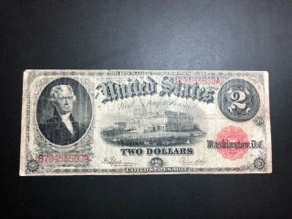 Series Of 1917 Large Size $2 Dollar Note - Banknote 500