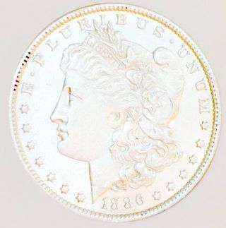 1886 O Morgan Choice Bu,  Blast White Beauty Ultra Rare Date Wow Coin Nr 09944