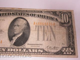 US 1928 $20 TWENTY DOLLAR BILL GOLD CERTIFICATE A48668836A 5