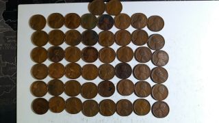 1 Roll Of 1926 Wheat Pennies With S And D Marks