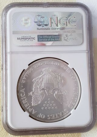 2004 american silver eagle ngc ms70 graded perfect 2
