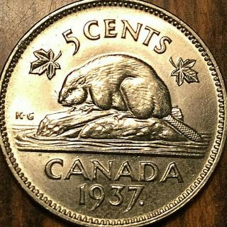 1937 Canada 5 Cents - Uncirculated