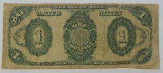 1891 $1 Treasury Note STANTON Fr 351 Tillman / Morgan 177 3