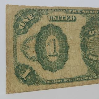 1891 $1 Treasury Note STANTON Fr 351 Tillman / Morgan 177 7