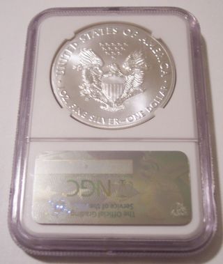 2017 1 Ounce Silver Eagle Dollar MS70 NGC FDI Moy Signed Label 2