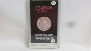 Uncirculated 1883 Cc Carson City Morgan Silver $1 Dollar Coin Gsa Hoard Unc 5