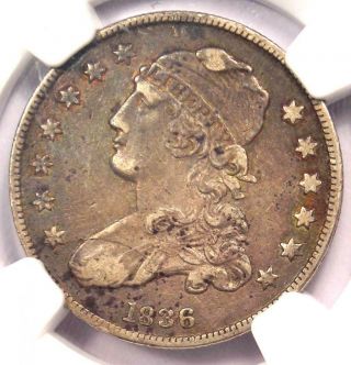 1836 Capped Bust Quarter 25c - Certified Ngc Xf Details (ef) - Rare Date Coin
