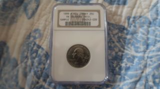 Ngca Sample Slab,  Yn Treasure Trivia With 1999 - P Jersey Quarter